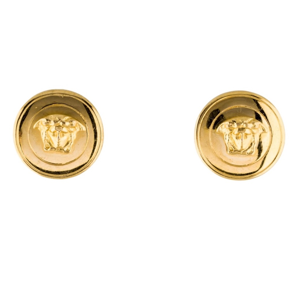 Gianni Versace Medusa Head Clip on Earrings